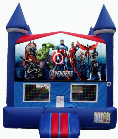 Worcester Avengers Moonwalk Bounce House Rentals in Worcester, Massachusetts