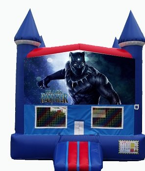 Worcester Black Panther Moonwalk Bounce House Rentals in Worcester, Massachusetts