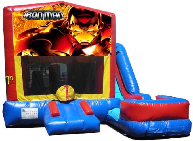 Avengers: Iron Man Bouncy House Water Slide Rentals in Worcester MA
